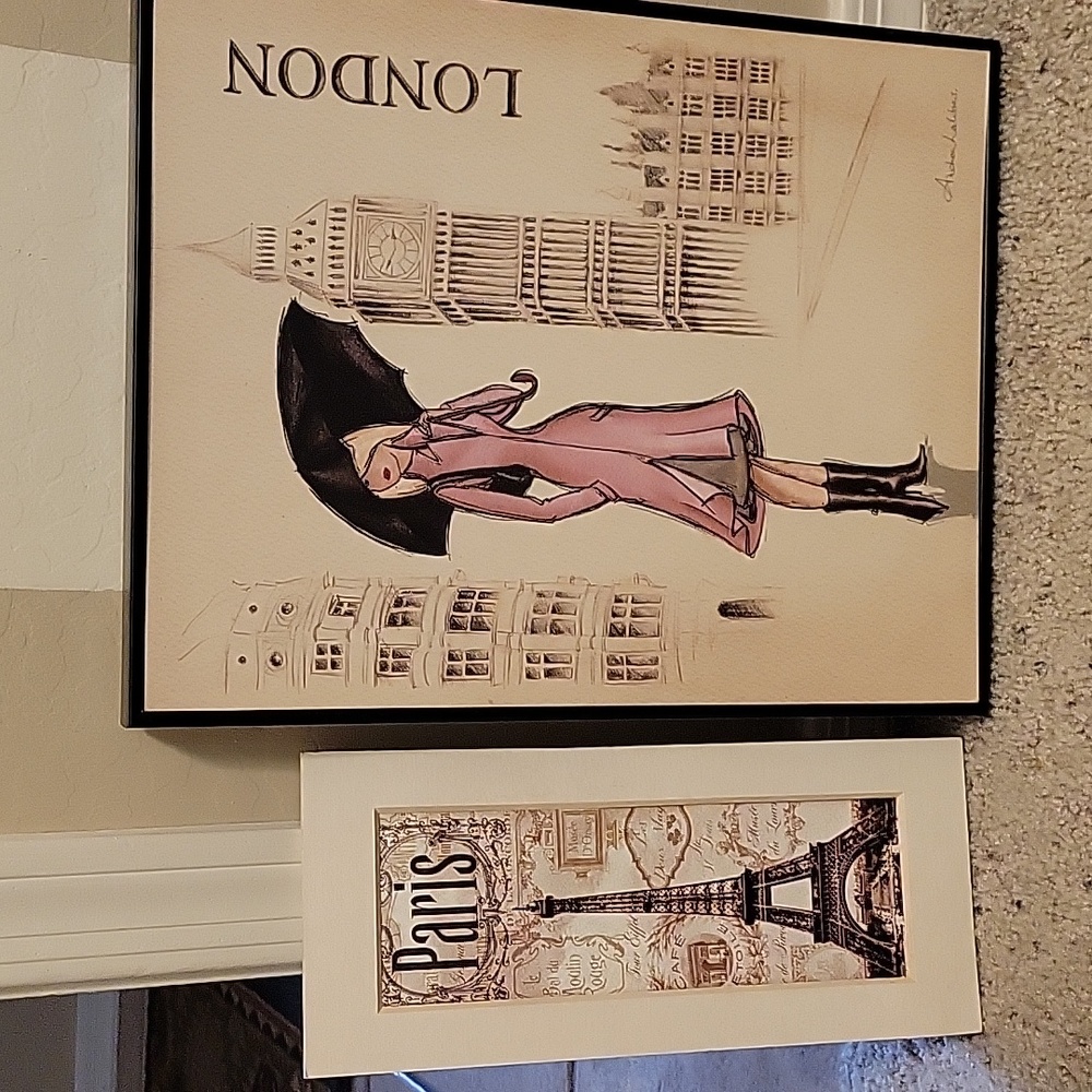 London and Paris print